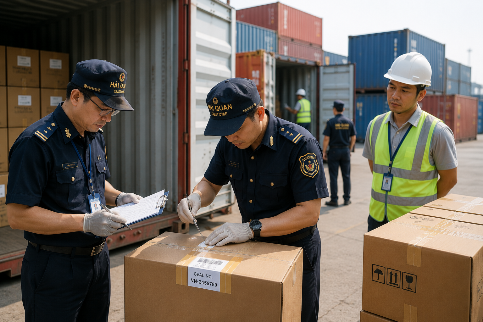 Thùng hàng Dr.CerviCARE có nhãn UN 3481 pin Lithium-ion